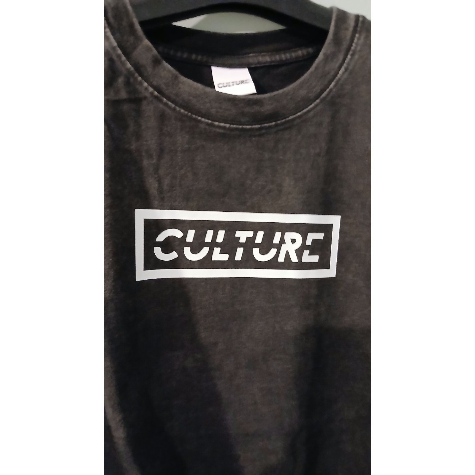Original Culture Mens T Shirt Xl Black Box Logo Graphic Streetwear Cotton Nwt — image 4 of 5